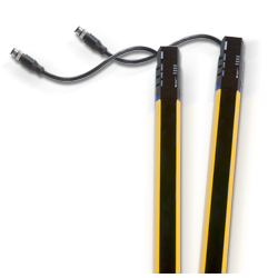 新的SG4-14 EXTENDED（SG4-E）是完全集成安全光幕系列，完美地结合SAFeast概念与应用的灵活性，可靠性和性能。所有型号从300毫米到1800毫米的控制和总高度保证SG4-14 EXTENDED系列保证所有应用的覆盖，这都得益于在同一产品型号的完整结构串联，静音和消除功能，零盲区是其与众不同的特点。所有功能都可选择和配置2种不同的方式